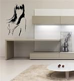 Wall Art Sticker Vinyl Decal People Silhouette Mural Hot Sexy Girl Woman O518