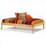 Atlantic Furniture Concord Natural Maple Daybed with Open Footrail