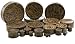 PLAIN COCONUT WOOD CONCAVE CROSS GRAIN PLUGS PCNCR13 13MM(1/2")