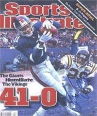 Amani Toomer Autographed/Hand Signed Sports Illustrated Magazine (New York Giants)