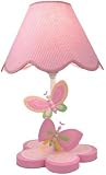 Lambs & Ivy Bright Butterfly Lamp with Shade