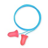 Howard Leight by Honeywell R-01180 Super Leight Corded Foam Ear Plugs, 3-Pairs