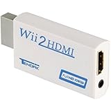 Tendak Wii to HDMI Converter Output Video Audio Adapter - Supports All Wii Display Modes to 720P / 1080P HDTV & Monitor