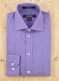 Studio Purple Windowpane Dress Shirt