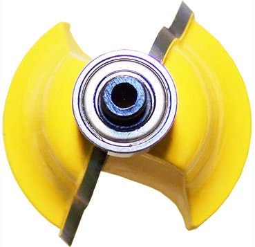 Workshop Tools 1-1/2" (Dia.) Roman Ogee Router Bit w/ 1/2" Bearing, 1/4" Shank - 31023