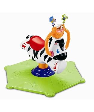 Fisher-Price Bounce 'n' Spin Zebra
