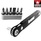 RATCHET DRIVER 1/4",W/7 BITS