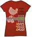 Woodstock vintage '69 Poster women / juniors red t-shirt