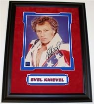 Evel Knievel Autographed 8x10 Portrait Photo ~ Autographed & Limited to 275 ~ CUSTOM FRAMED
