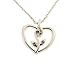 Embolden Jewelry Gold Flower Necklace | Cubic Zirconia Hypoallergenic Pendant | for Wife - Mother - Anniversary - Valentine's Day Gift