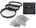 Panasonic Standard 25mm f/1.4 Leica D Summilux High Grade Multi-Coated, Multi-Threaded, 3 Piece Lens Filter Kit (62mm) Made By Optics + Nwv Direct Microfiber Cleaning Cloth.