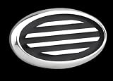AMI Billet Side Vehicle Vents Oval w/ Lines- Polished Finish