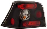 VOLKSWAGEN GOLF 99-01 TAIL LAMPS / LIGHTS BLACK Euro Performance 1 SET RH & LH 1999,2000,2001