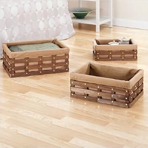 Havana Set of 3 Rectangular Baskets