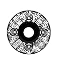 Darkstar Quattro Wheel (Black) Skateboard Wheels - Set of 4 - 52 mm