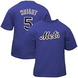 New York Mets #5 David Wright Royal Blue Toddler Player Name & Number T shirt