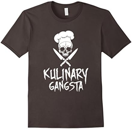 Men's Kulinary Gangsta - Culinary Arts Gangster Chef - T Shirt XL Asphalt