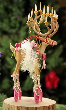 Patience Brewster Dashaway Dancer Reindeer Ornament