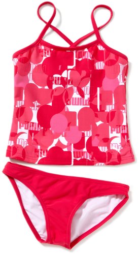 PUMA M&auml;dchen Tankini No.1 Logo, raspberry, 128, 819449 01