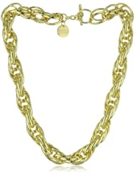 1AR by UnoAerre 18k Gold Plated Fancy Link Necklace
