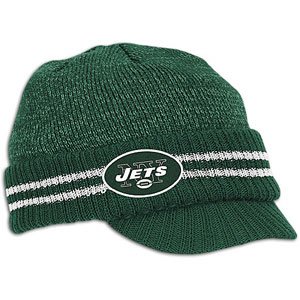 Reebok New York Jets Sideline Player 2nd Season Visor Knit Hat One Size Fits All