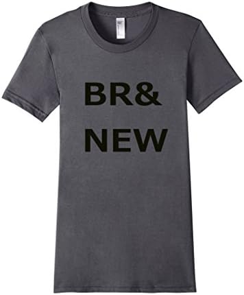 Women's BRAND NEW AMPERSAND BAND T SHIRT - BR&amp; NEW  Medium Asphalt