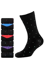 7 Pairs of Freshfeet™ Cotton Rich Spotted Socks with Silver Technology