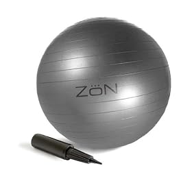 ZoN EX/BALL-S-X 55Cm Body Ball (Silver)