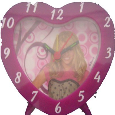 Hannah Montana Alarm Clock Purple Heart Picture