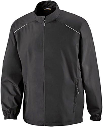 Core365 Men's Motivate Unlined Lightweight Jacket Medium Black