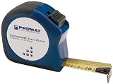 Eigenschaften Kayser GmbH (FO)  / PROMAT 855012 Taschenrollbandmaß L.8m B.25mm gelb m.Stopptaste PROMAT Genauigk.III