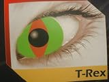 XtremeEyez 3 Months Wear Contact Lenses With Free 60ml Solution & Free Lense Case - T-Rex