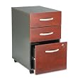 Bush Industries WC24453SU 3-Drawer Pedestal,15-3/4 in.x20-3/8 in.x28-1/8 in.,CY/Graphite