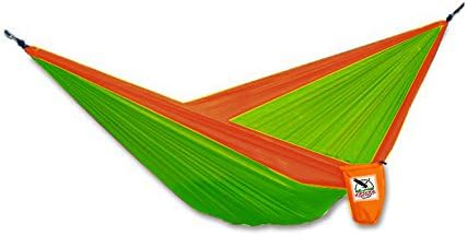 Eagle Outdoor Portable Lightweight Nylon Double Hammock Ideal For Camping Adventure Or Travel