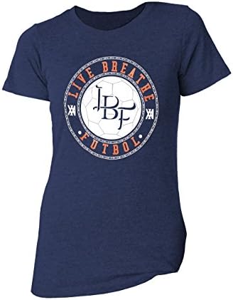Live Breathe Futbol Women's XXI USA Tee Shirt (Medium)