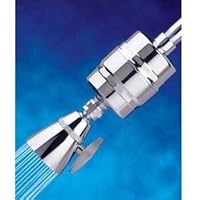 Sprite All Brass High Output Chrome Shower Filter with Matching Chrome Head