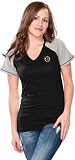 Boston Bruins Women's Black Energy V-Neck T-Shirt