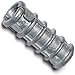 Hard-to-Find Fastener 014973269555 Midwest Short Lag Shield, 5/16 in, Lead Alloy, Zinc Plated, 50 Anchors