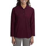 Port Authority Ladies Silk Touch Long Sleeve Sport Shirt