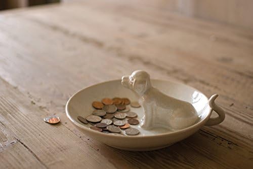 Ceramic Dog Bowl, 8.5 x 4.5 in