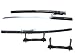 Rurouni Kenshin reverse blade Sakabato sword white wavy edge with display stand 40.7
