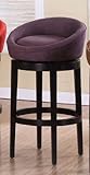 26" Eggplant Swivel Barstool by Armen Living - Colors (LCIGBAMFPU26)