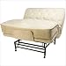 Split King 74 Long Flex-a-Bed Hi-Low Base with Massage and Latex Core