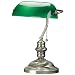 Lite Source LS-224AB Banker Banker's Lamp, Antique Brass with Green Glass Shade