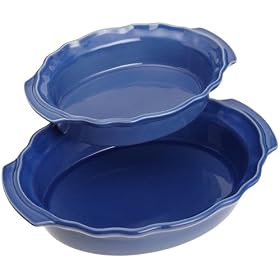Esprit de Cuisine by Appolia Oval 2 Piece Bakeware, Blue by Appolia