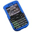 Crystal Hard BLUE Rubberized Cover Case for HTC Ozone XV6175 Verizon [WCP17]