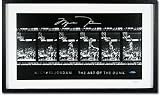 NBA Michael Jordan Autographed Chicago Bulls Art Of The Dunk Filmstrip Photo - Framed (UDA)