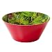 Present Time - Print Bowl Melamine - Plastic Mixed Salad Design 25.5cm