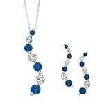 Blue and White Alternating Diamond 