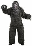 Grey Timber Wolf Scary Adult Costume